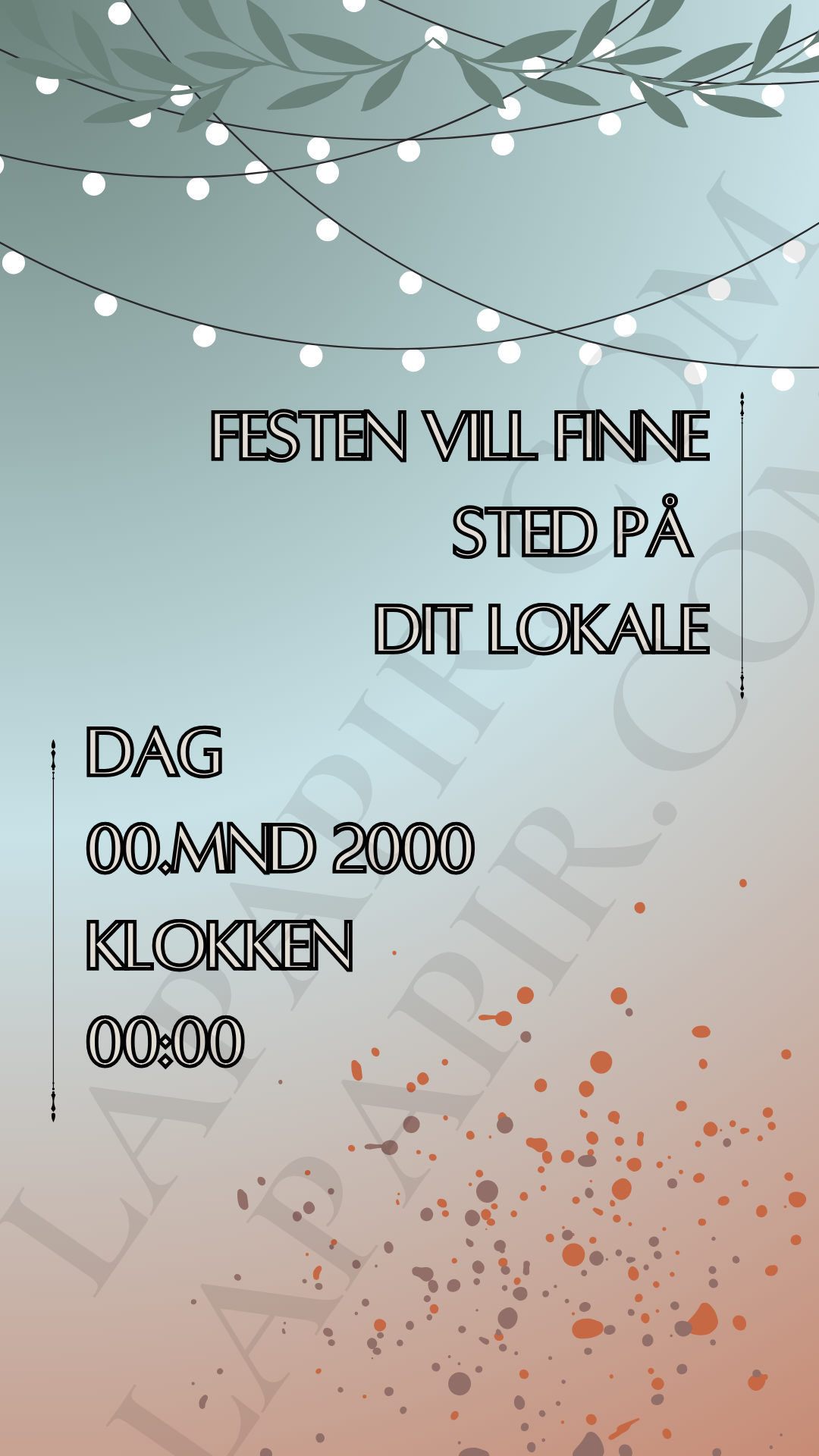 Med denne malen kan du enkelt tilpasse invitasjonen akkurat slik du ønsker – legg til egne bilder, endre tekst, velg skrifttyper og farger som passer perfekt til ditt arrangement. Når invitasjonen er ferdig, kan du laste den ned som en video og dele den sømløst på alle digitale plattformer. Enkelt, elegant og profesjonelt – gjør inntrykk fra første øyeblikk!