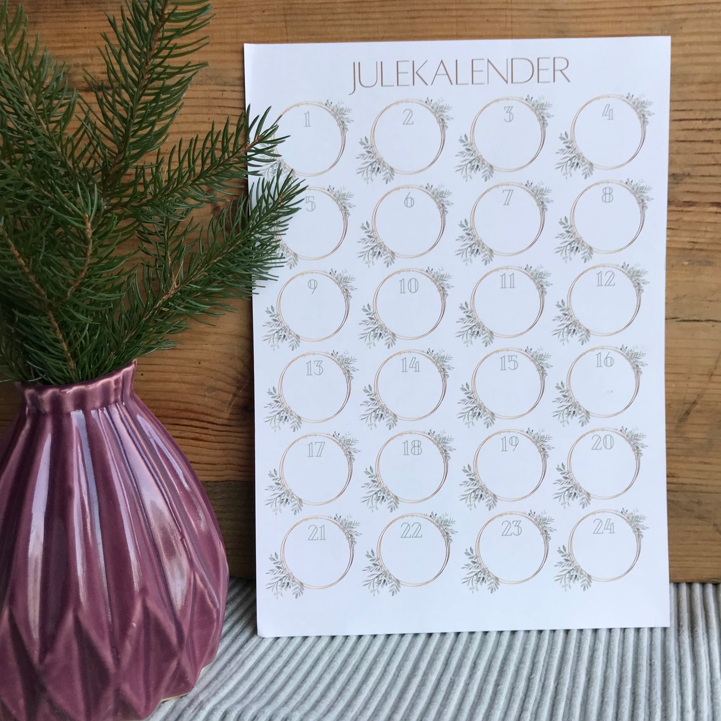 Julekalender for parforholdet. en adventskalender perfekt for par.