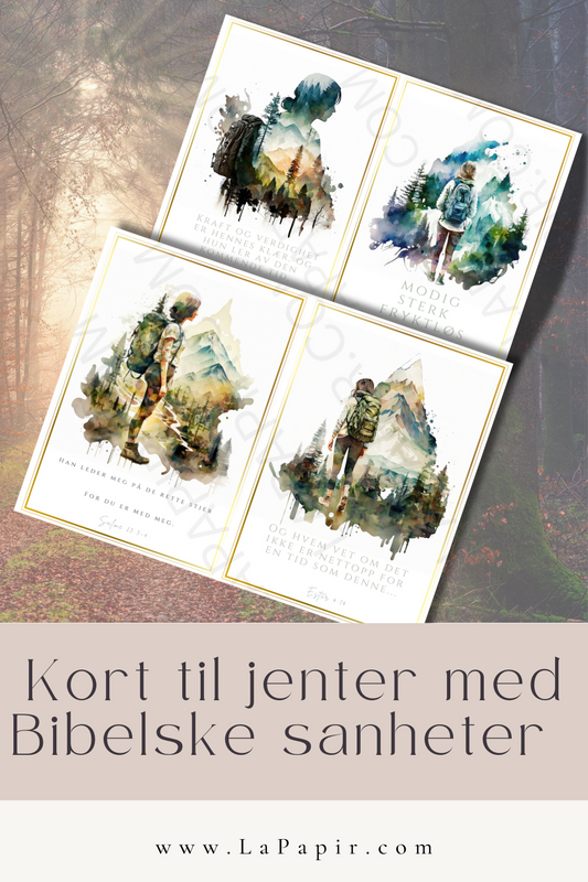 Damekort med Bibelske Sannheter